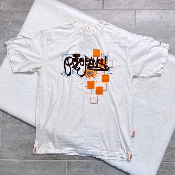 PEPE JEANS LONDON White Short Sleeve T - Shirt - Picture 1 of 3